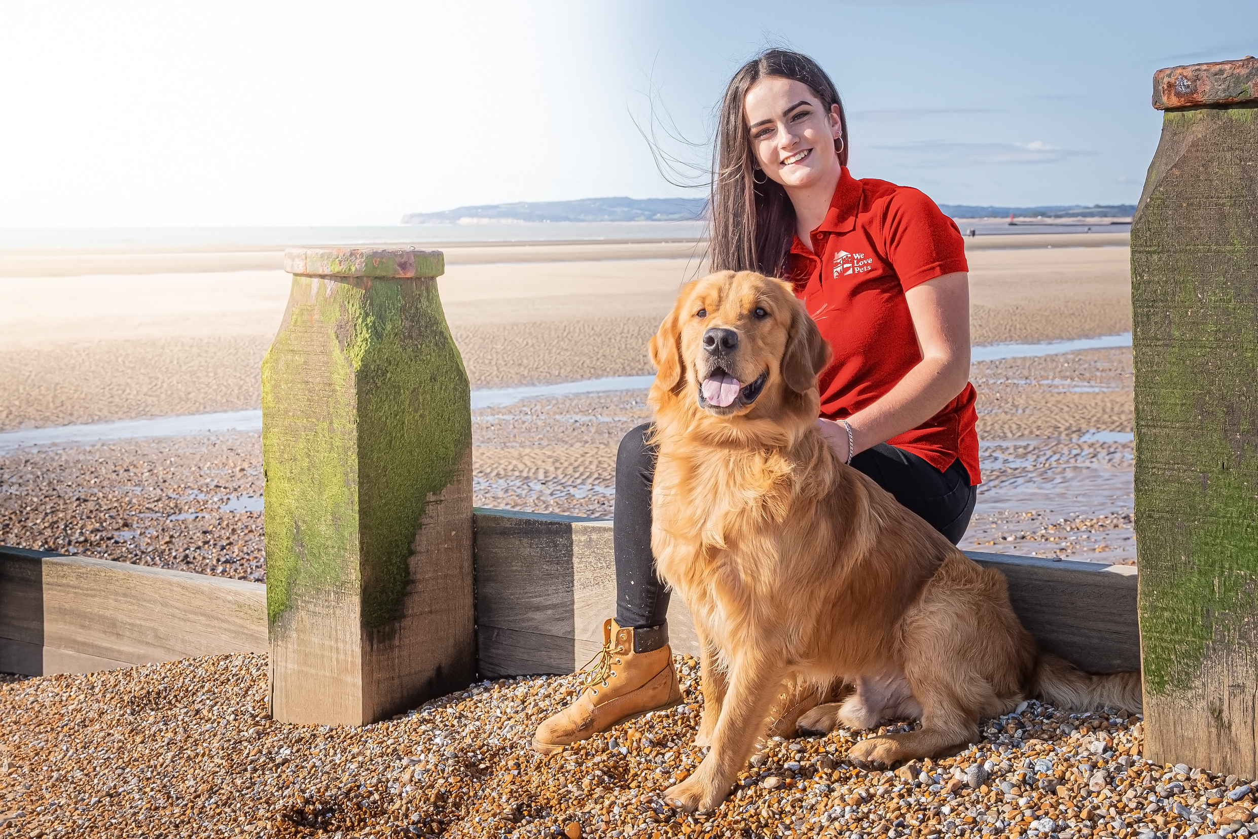 We Love Pets Franchisee Sophie walking her dog